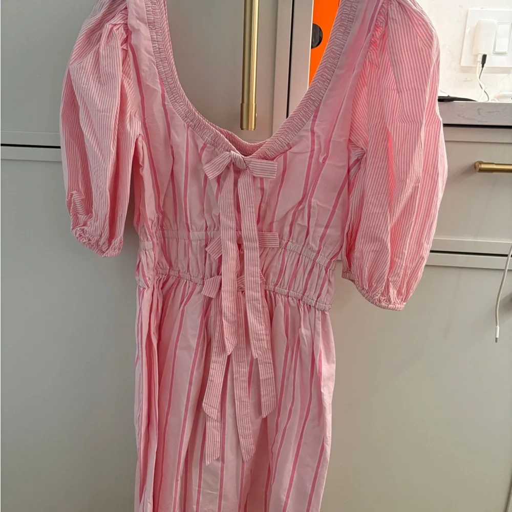 Damson Madder Amelie Puff Mini Dress NWOT - Picture 2 of 7
